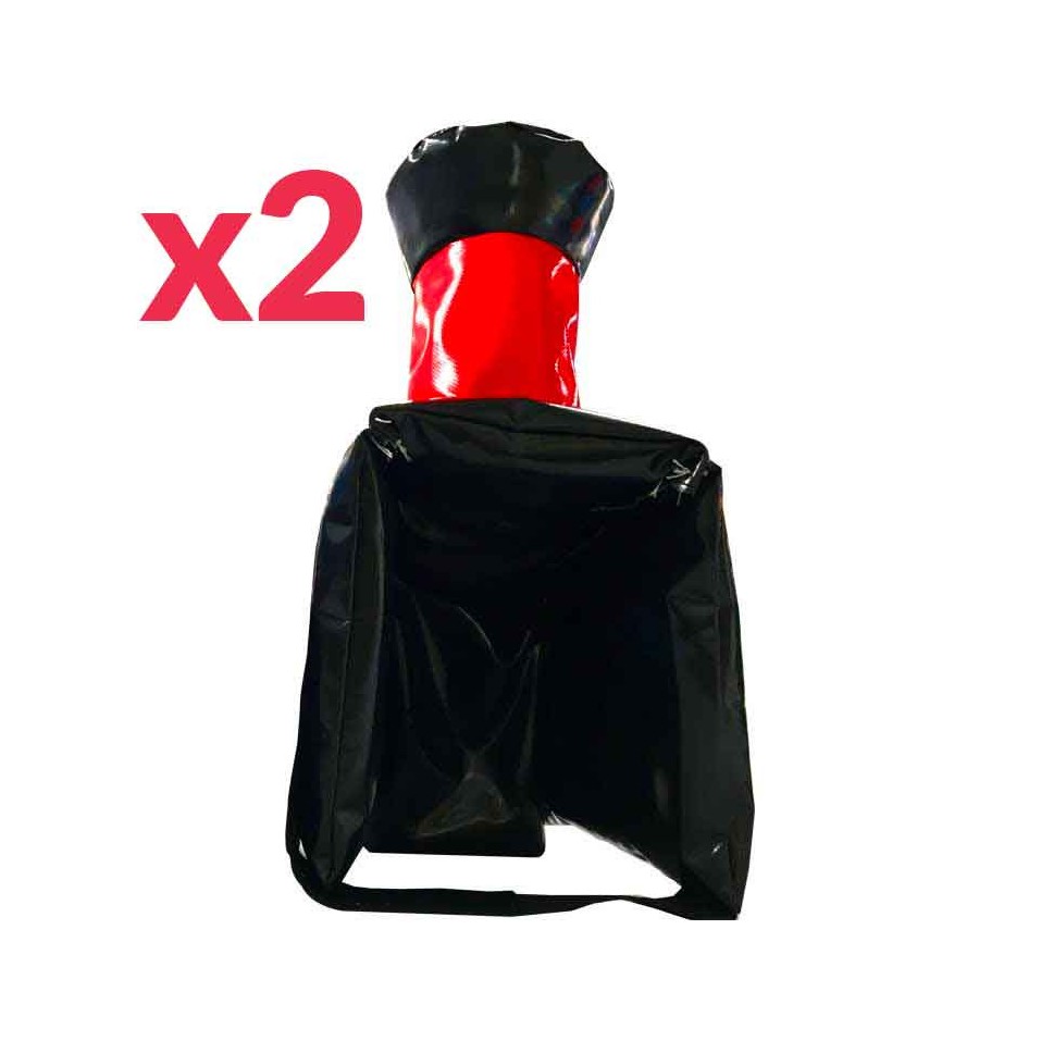 Kinder-Sumohelm – Sumo-Kopfbedeckungszubehör für aufblasbares Sumo (2er-Set) - 17921 - 4-cover