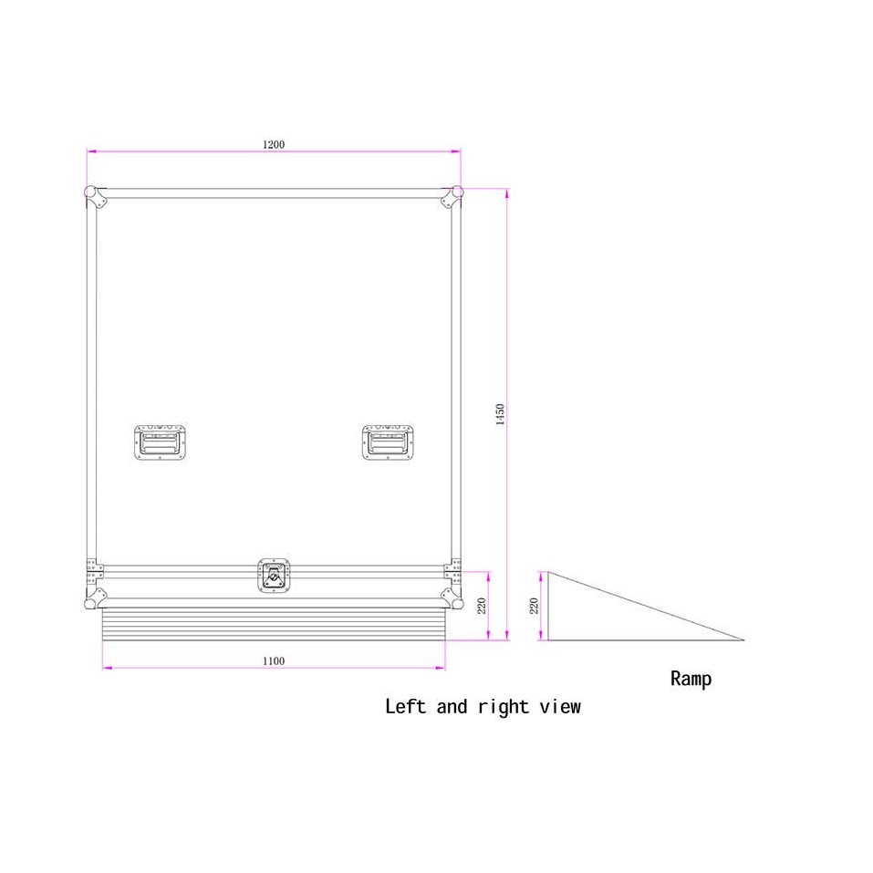 Flight Case Aufblasbares Modul - 18010 - 13-cover