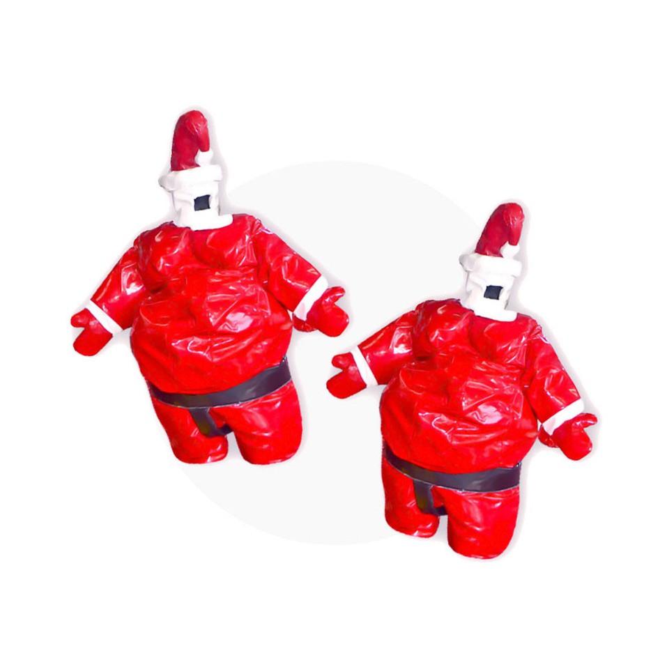 Weihnachtsmann Sumo Kostüm - Erwachsen - Kit - 395-cover