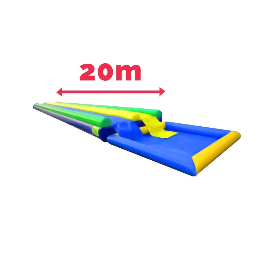 Doppel Wasserrutsche 23m Mit Pool - 20508 - 1-cover