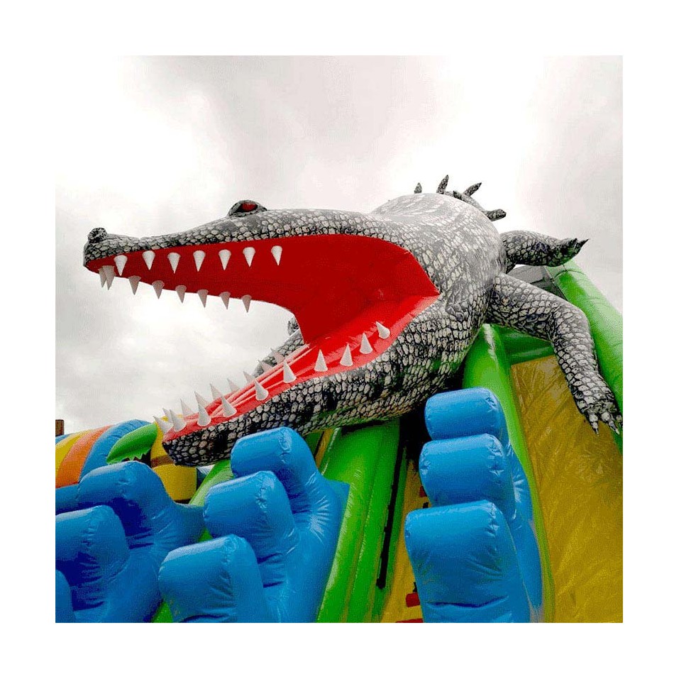 Krokodil Aufblasbare Rutsche - 21498 - 4-cover