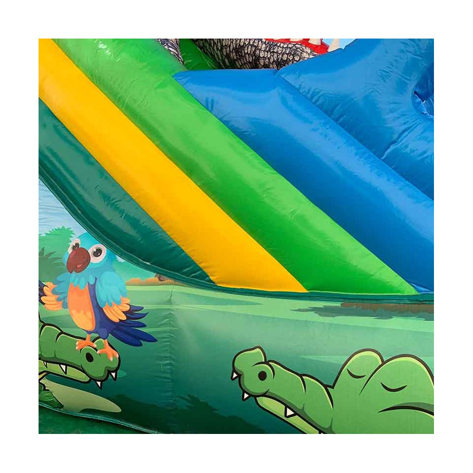 Krokodil Aufblasbare Rutsche - 21503 - 7-cover