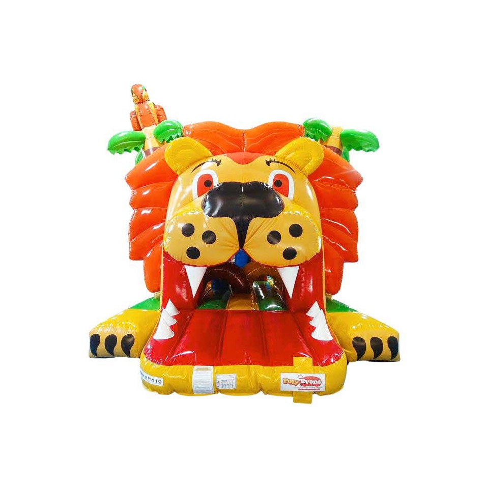 Aufblasbarer Hindernisparcours Löwe 12M - 474