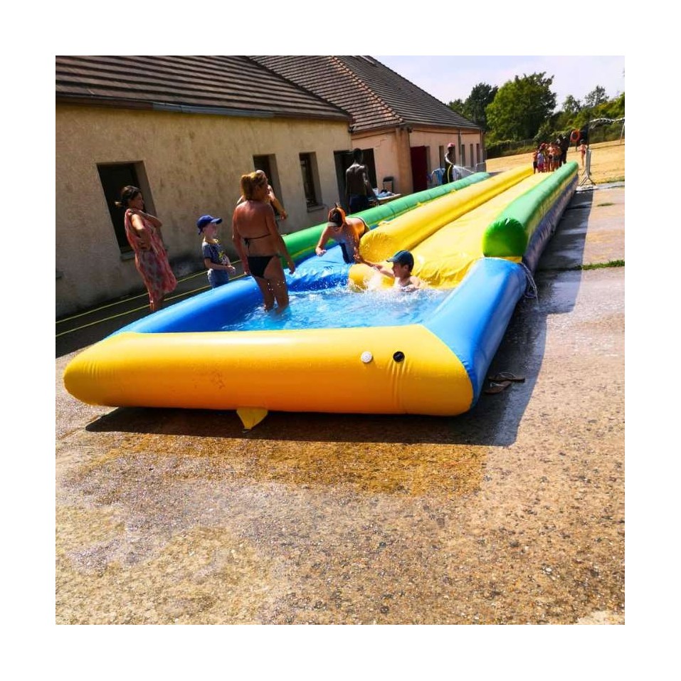 Doppel Wasserrutsche 18m Mit Pool - 24597 - 2-cover Doppel Wasserrutsche 18m Mit Pool - 24597 - 2-cover