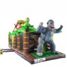 Aufblasbarer Hindernisparcours Gorilla King 12M - 26231 - 2-thumbs