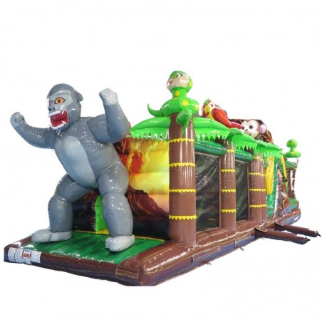 Aufblasbarer Hindernisparcours Gorilla King 12M - 642-cover