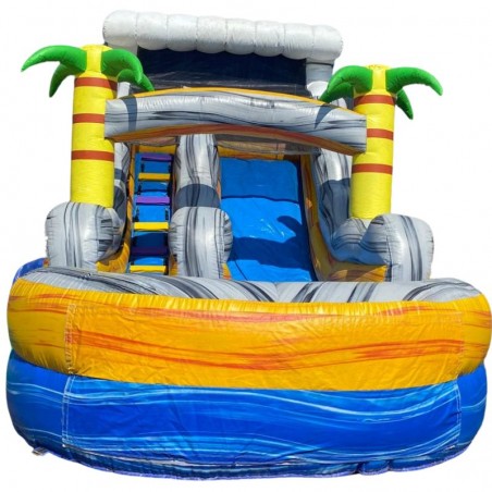 Aufblasbare Wasserrutsche Tropical Wave - 310-cover