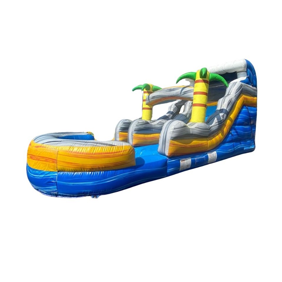 Aufblasbare Wasserrutsche Tropical Wave - 26696 - 2-cover Aufblasbare Wasserrutsche Tropical Wave - 26696 - 2-cover