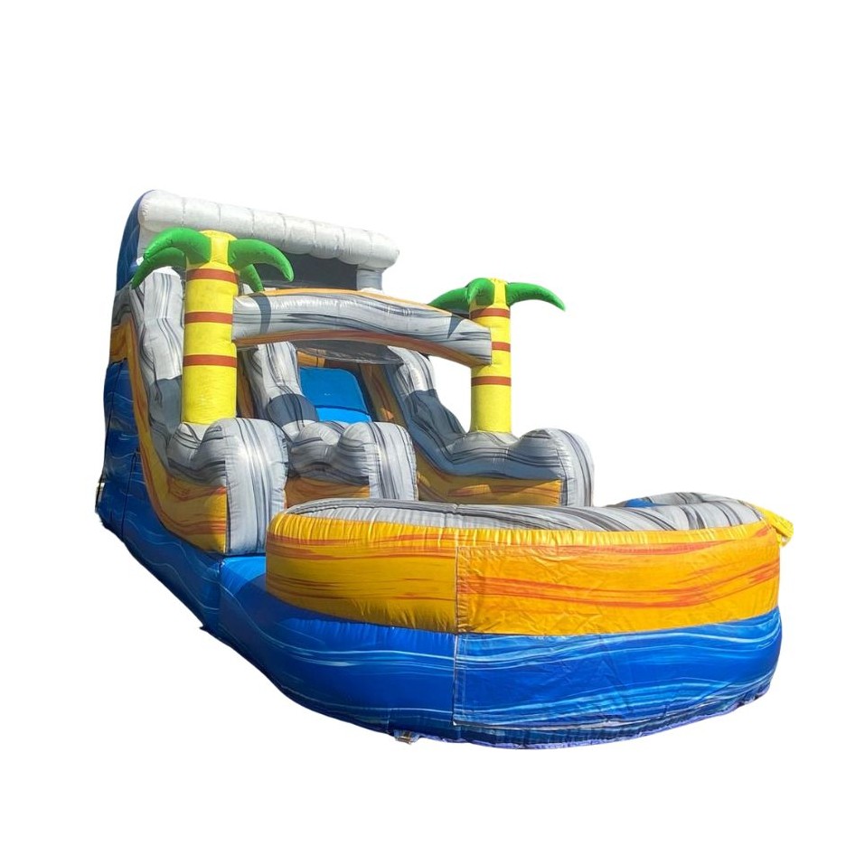Aufblasbare Wasserrutsche Tropical Wave - 26699 - 3-cover Aufblasbare Wasserrutsche Tropical Wave - 26699 - 3-cover