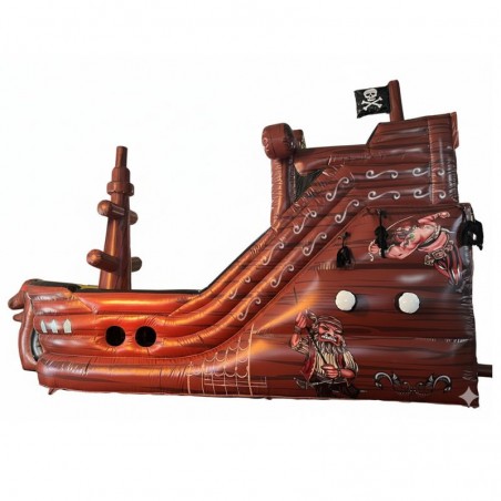 Aufblasbare Rutsche Pirat Braun - 27288 - 7-cover