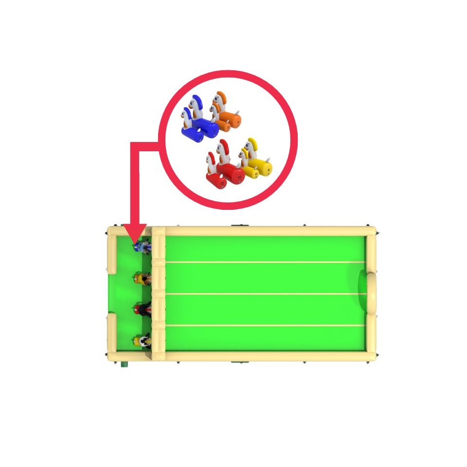 Aufblasbare Pferderennen - 87-cover