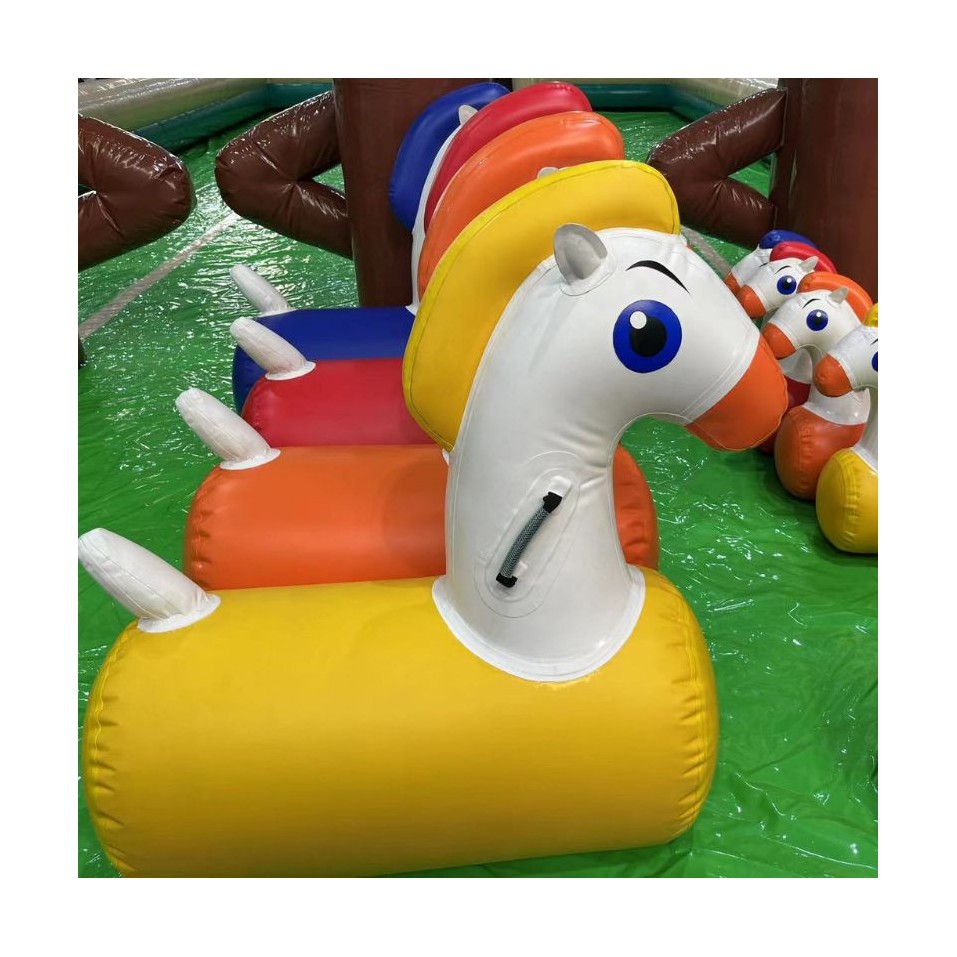 Aufblasbare Pferderennen - 27323 - 8-cover