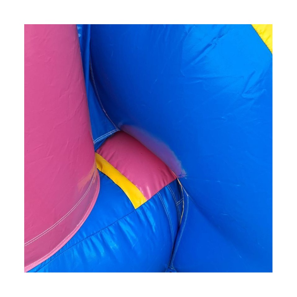 Gebrauchte Einhorn Hüpfburg mit Rutsche - 28109 - 12-cover