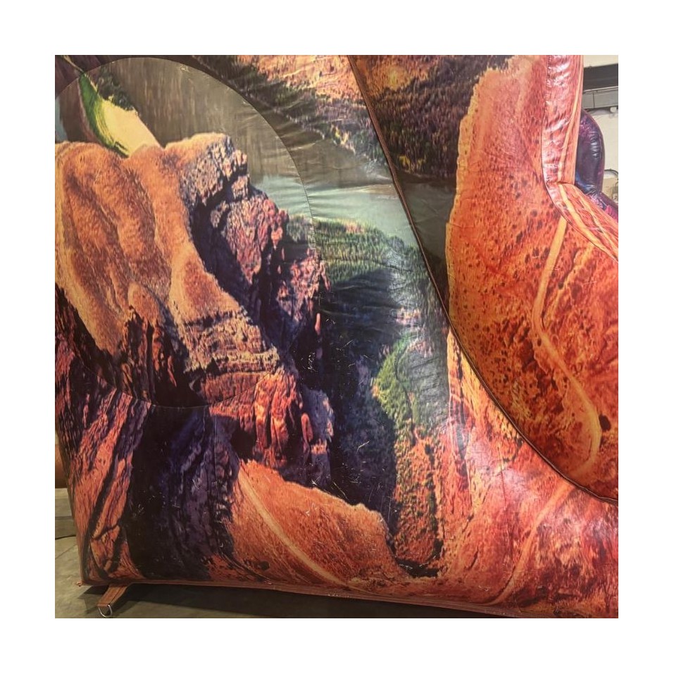 Aufblasbare Kletterwand 6 m gebraucht (Gurte inkl.) - 28323 - 7-cover