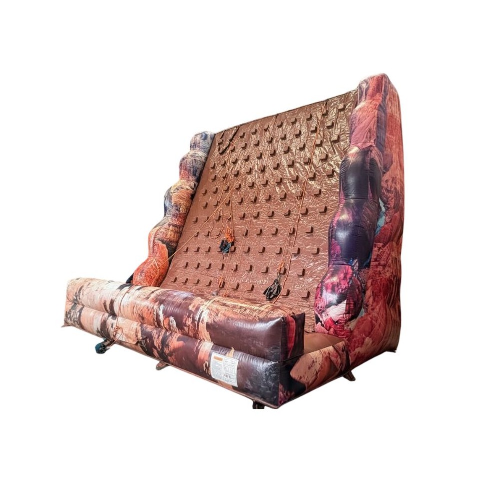 Aufblasbare Kletterwand 6 m gebraucht (Gurte inkl.) - 720-cover