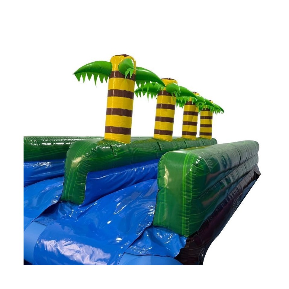 Tropische aufblasbare Wasserrutsche gebraucht (2 Bahnen) - 28414 - 1-cover