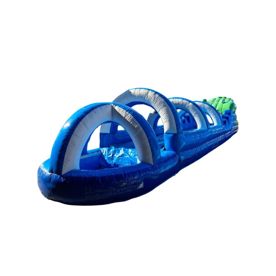 Gebrauchte aufblasbare Krokodil-Wasserrutsche (15 m) - 28509 - 4-cover