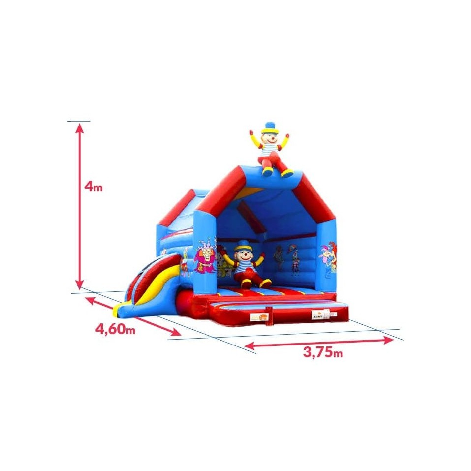 Clown Bouncy Castle - 13469 - 6-cover