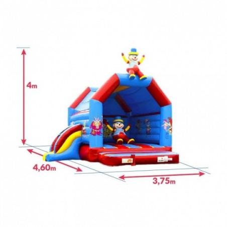 Clown Bouncy Castle - 13469 - 6-cover