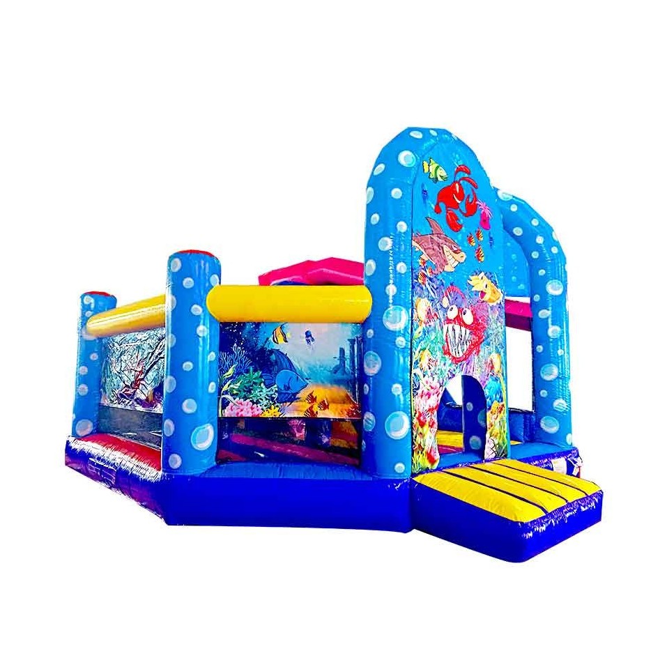 Little Mermaid Bouncy Castle - 13507 - 7-cover