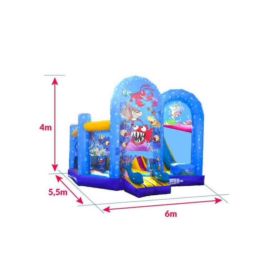 Little Mermaid Bouncy Castle - 13510 - 2-cover