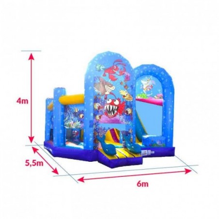 Little Mermaid Bouncy Castle - 13510 - 2-cover