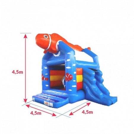 Clown Fish Bouncy Castle - 13557 - 6-cover