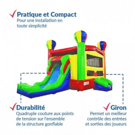 Hot Air Balloon Bouncy Castle - 13582 - 3-cover