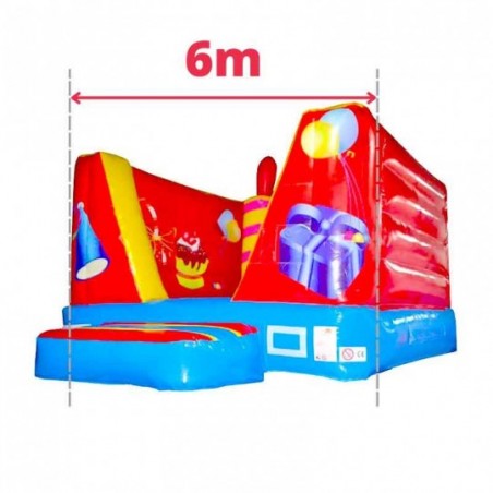 Celebration Bouncy Castle 6m - 13642 - 3-cover