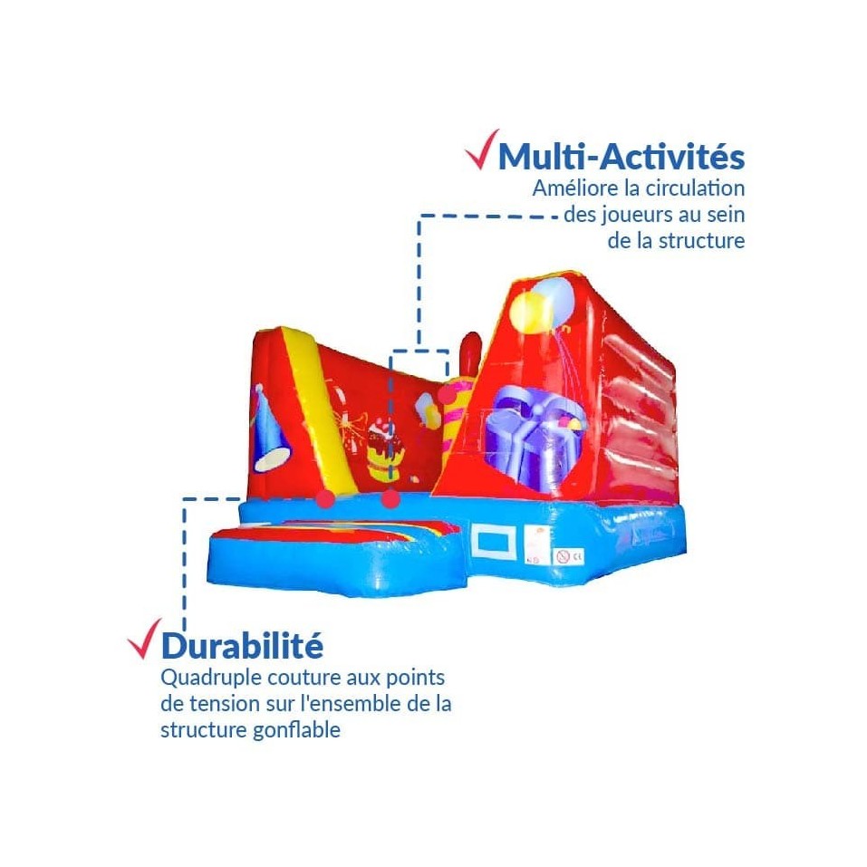 Celebration Bouncy Castle 6m - 13646 - 4-cover