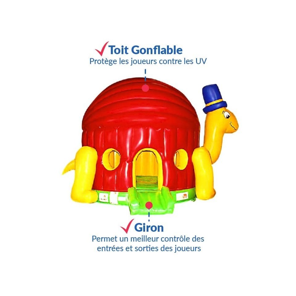 Turtle Toddler Bouncy Castle - 13708 - 5-cover