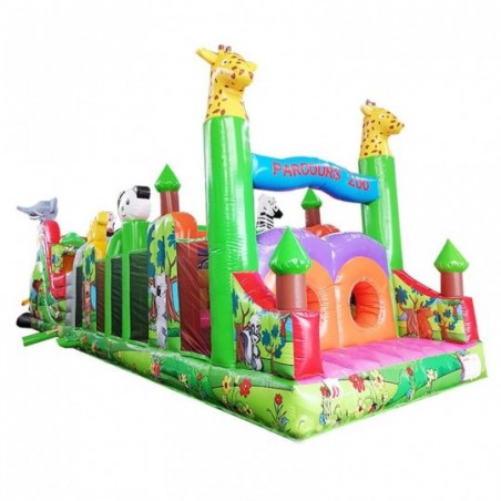 Inflatable Obstacle Course Zoo - 37-cover