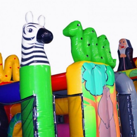 Inflatable Obstacle Course Zoo - 13746 - 2-cover