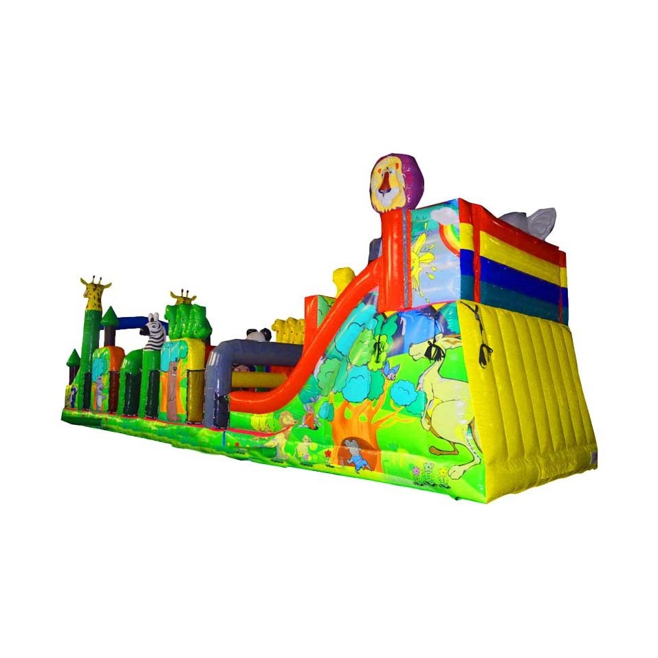 Inflatable Obstacle Course Zoo - 13752 - 8-cover