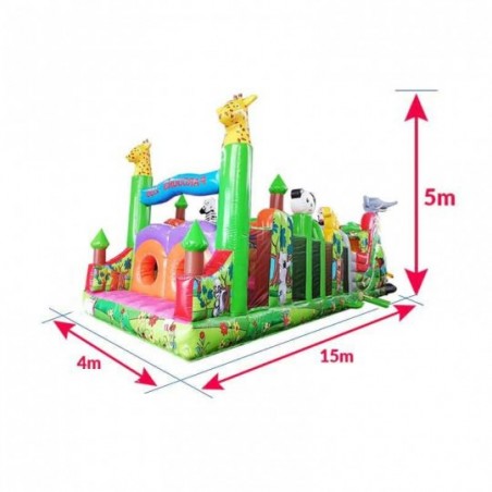 Inflatable Obstacle Course Zoo - 13753 - 9-cover