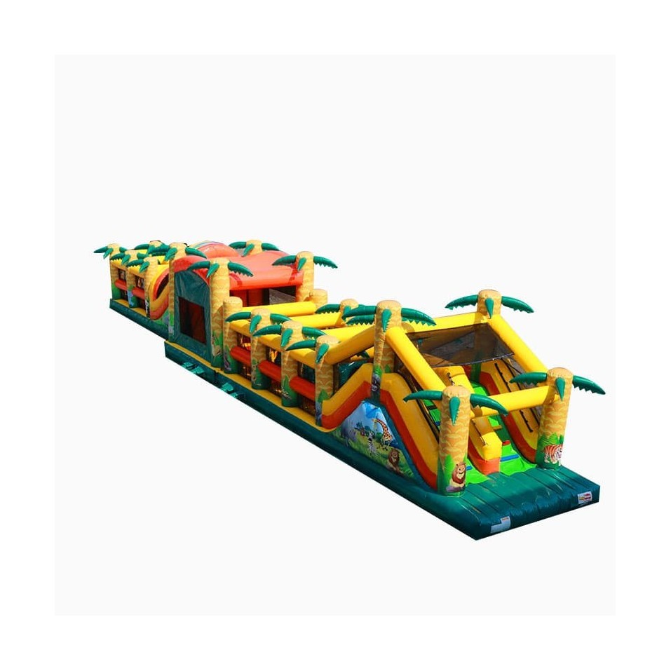 Jungle Inflatable Obstacle Course - 38-cover