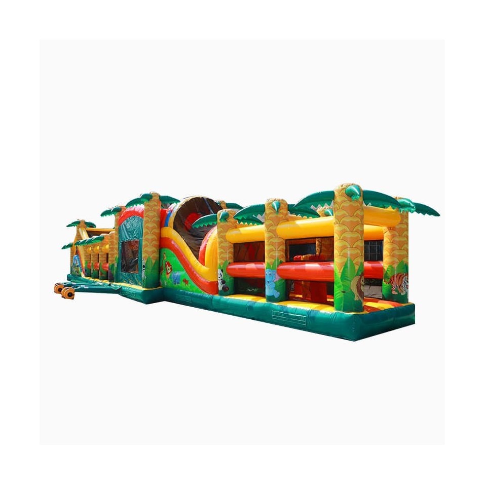 Jungle Inflatable Obstacle Course - 13756 - 1-cover