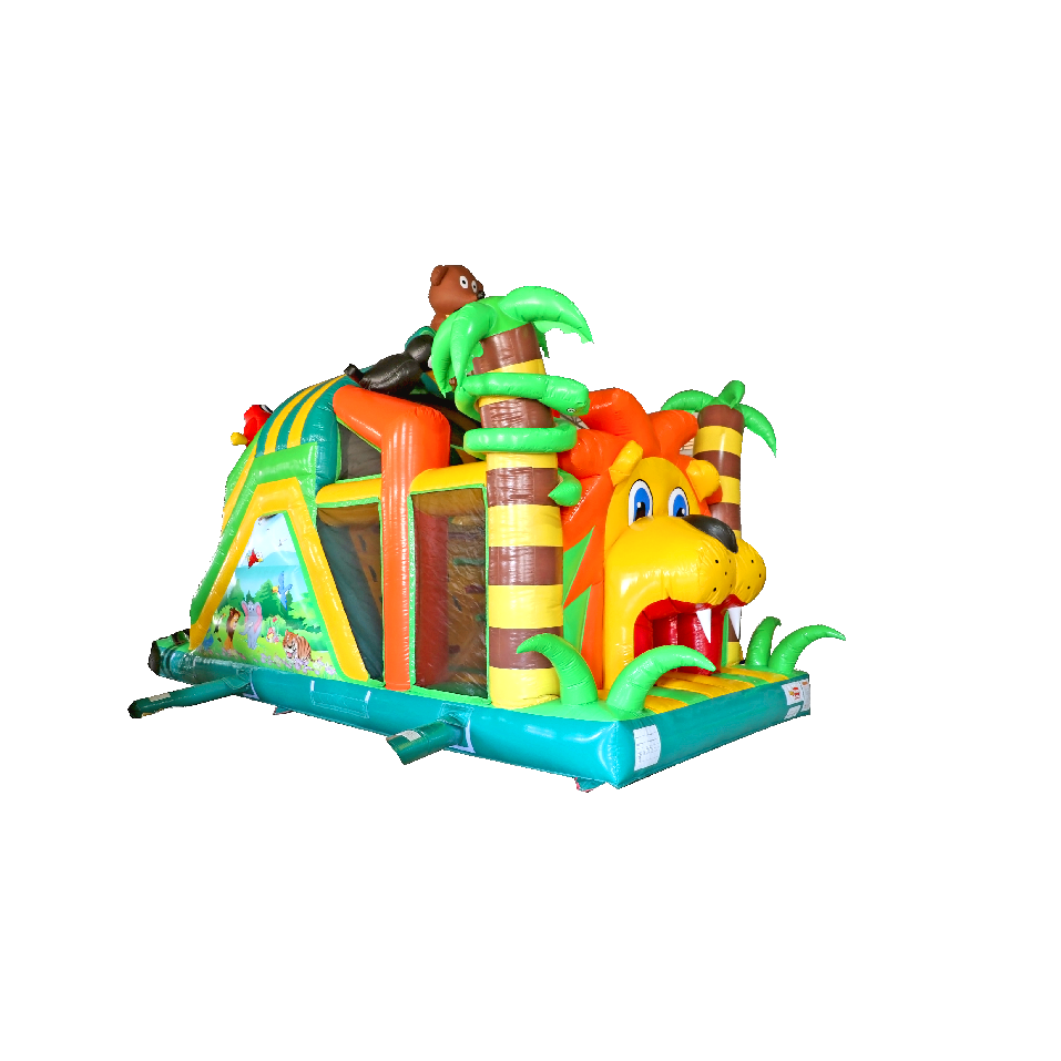 King Lion Inflatable Obstacle Course - 13806 - 3-cover