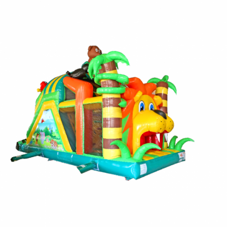 King Lion Inflatable Obstacle Course - 13806 - 3-cover