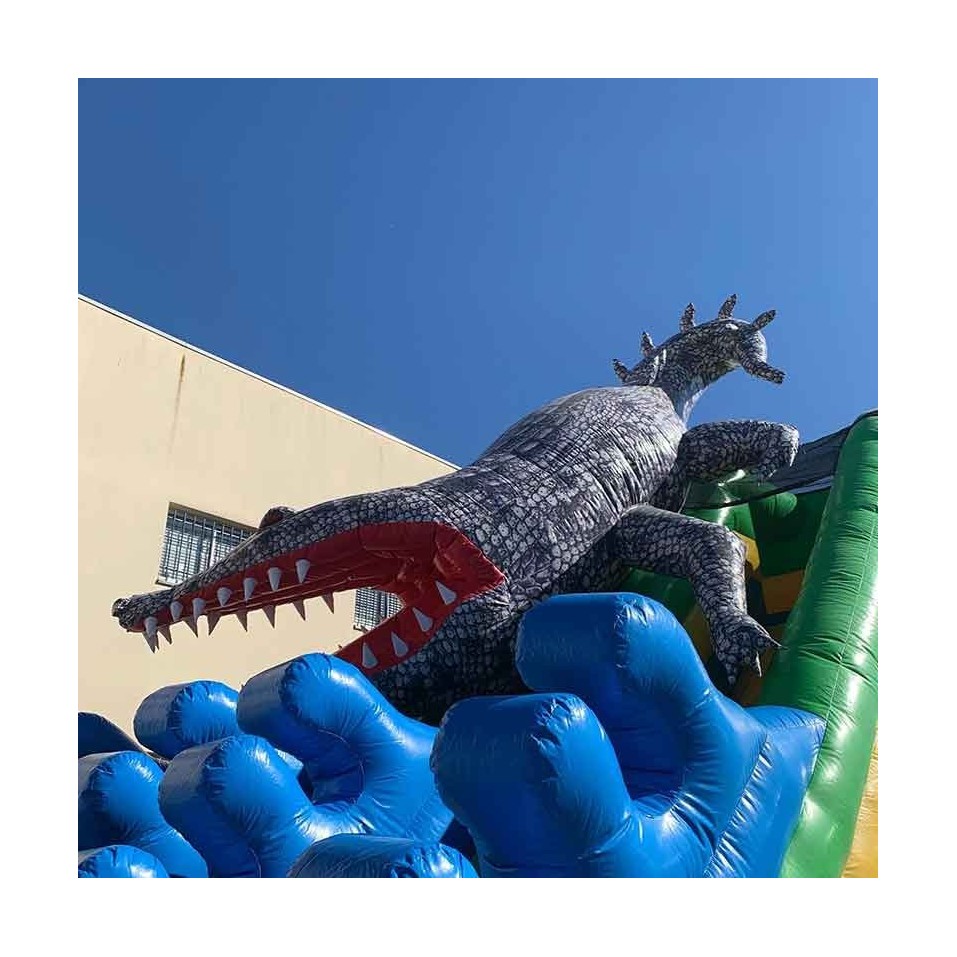 Crocodile Inflatable Slide - 56-cover