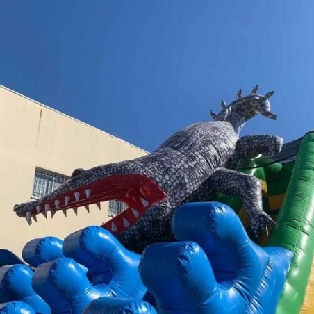 Crocodile Inflatable Slide - 56-cover