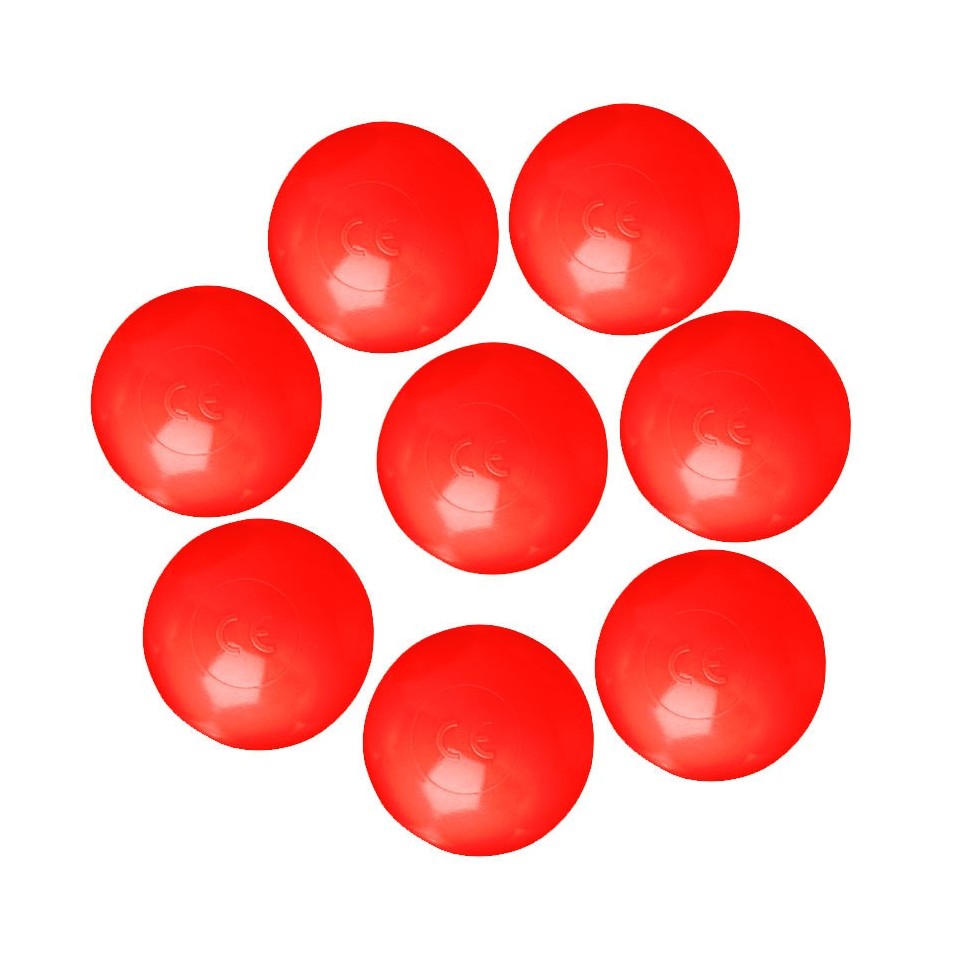 500 Red Ball Pit Balls - 14128 - 1-cover