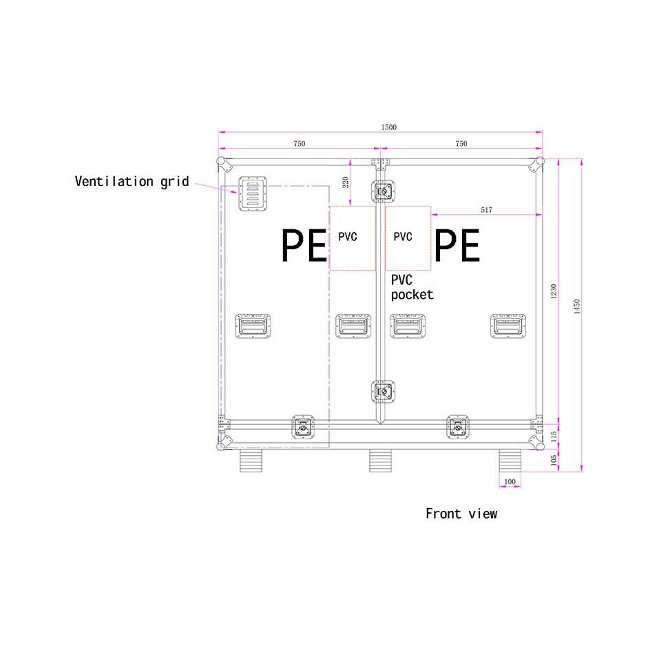 Customisable Flight Case - 14235 - 13-cover