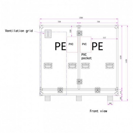 Customisable Flight Case - 14235 - 13-cover