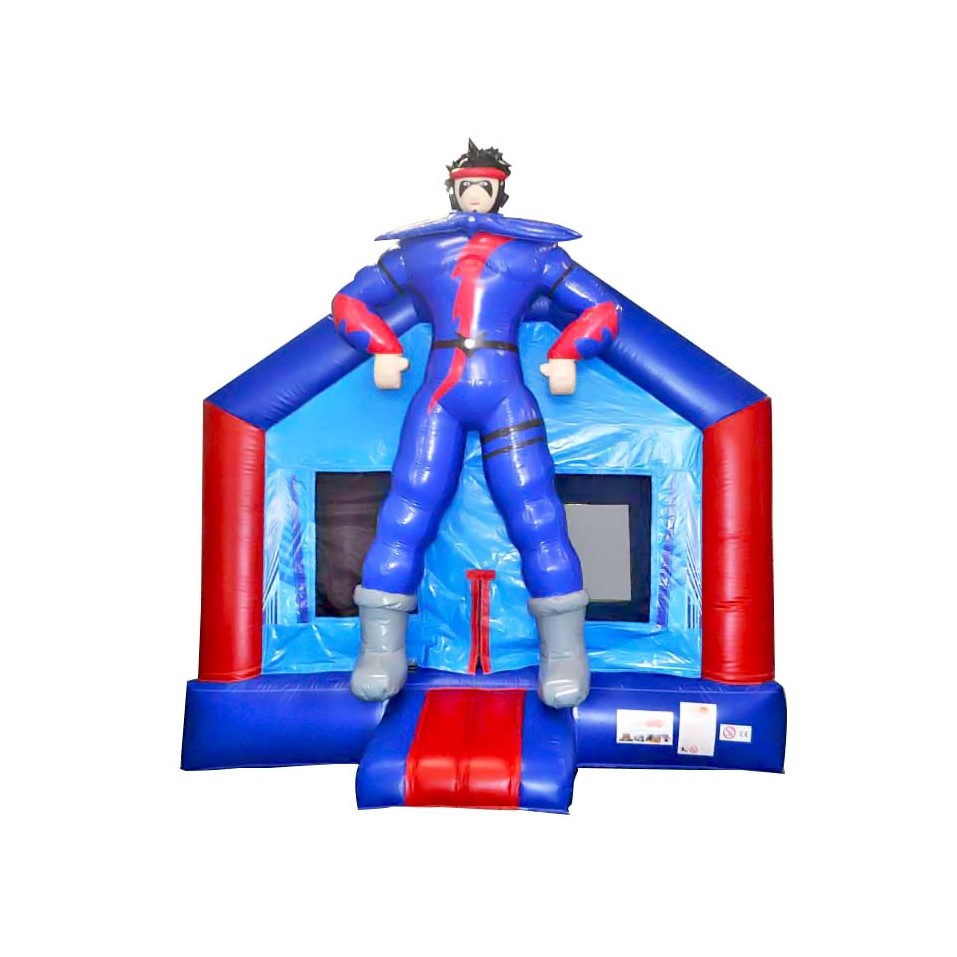 Second Hand Super Hero Bouncy Castle - 14311 - 1-cover Second Hand Super Hero Bouncy Castle - 14311 - 1-cover