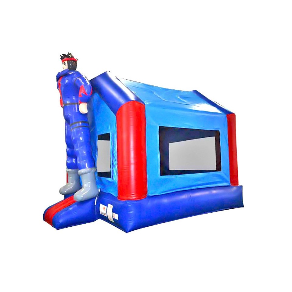 Second Hand Super Hero Bouncy Castle - 14312 - 2-cover Second Hand Super Hero Bouncy Castle - 14312 - 2-cover