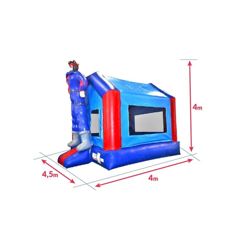 Second Hand Super Hero Bouncy Castle - 14314 - 4-cover Second Hand Super Hero Bouncy Castle - 14314 - 4-cover