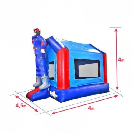 Second Hand Super Hero Bouncy Castle - 14314 - 4-cover