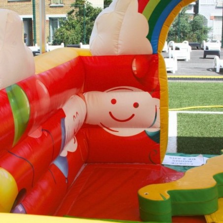 Second Hand Rainbow Small Inflatable Park