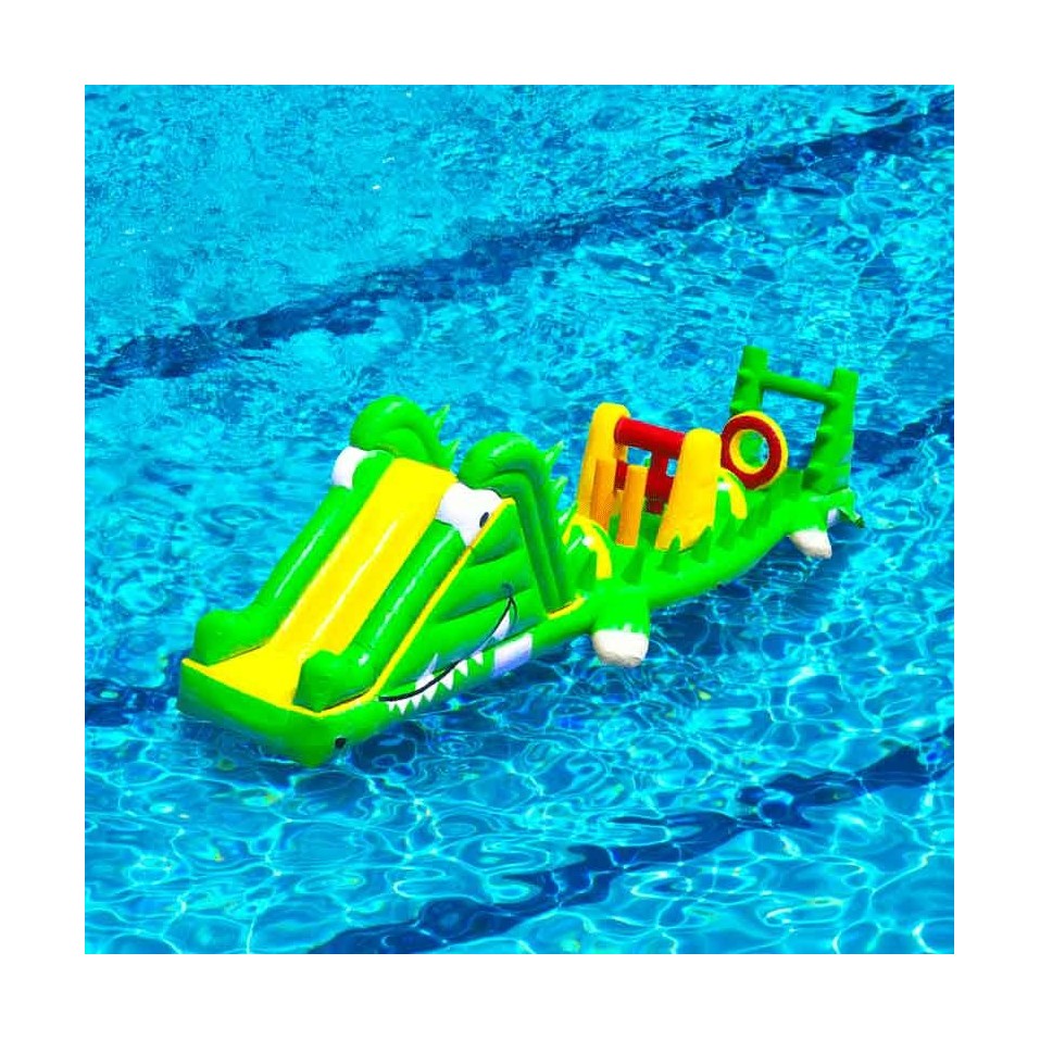 Second Hand Crocodile Water Inflatable Obstacle Course - 192-cover